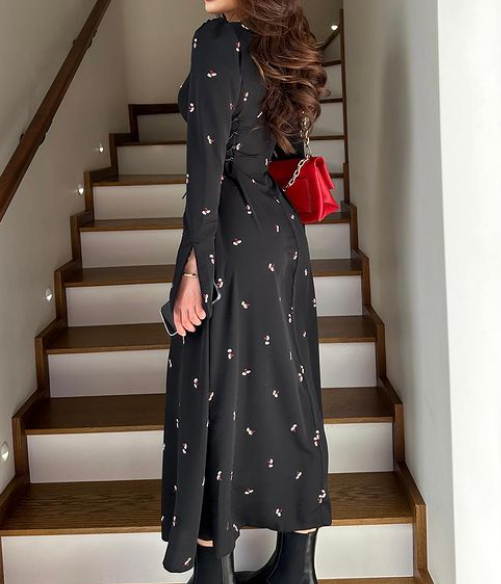 Black Elegant Maxi Dress