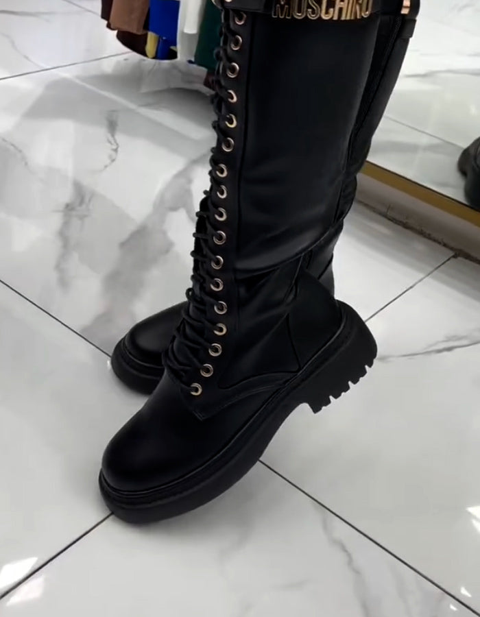 Black Long Boots