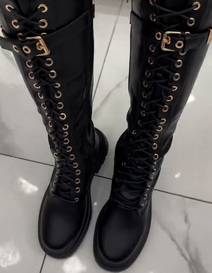 Black Long Boots