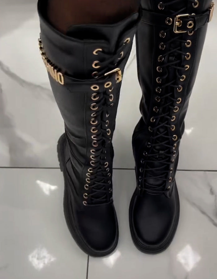 Black Long Boots