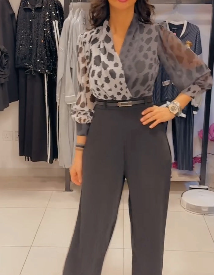 Polka Dot Casual Suit