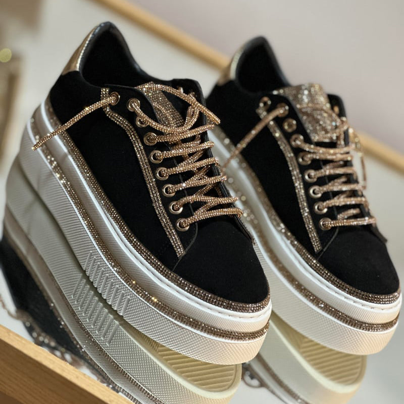 Platform Suede Shoes