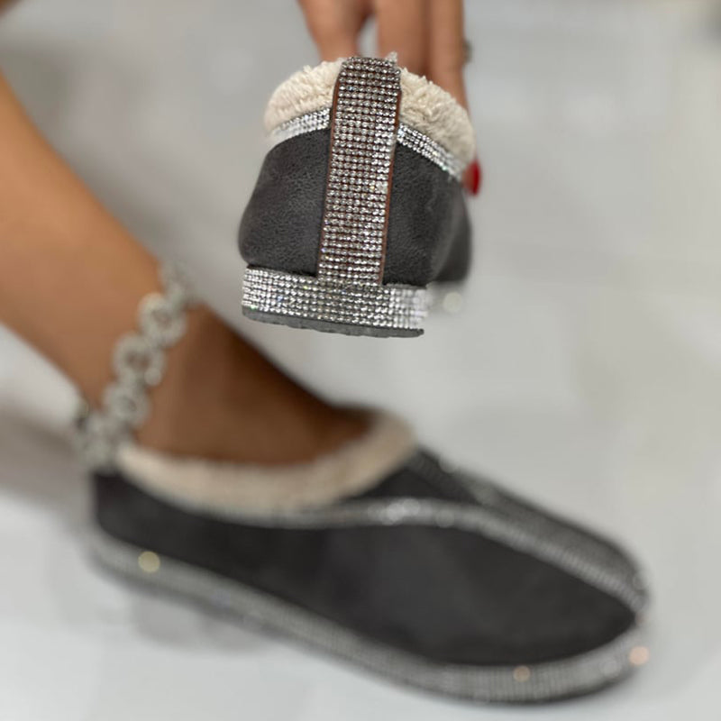 Casual Fur Flat Shoes