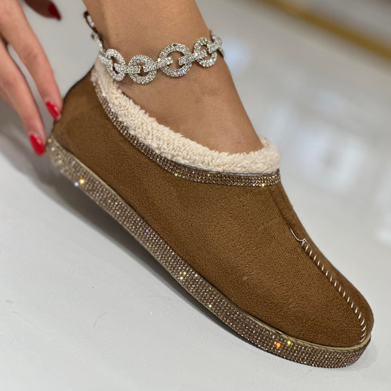 Casual Fur Flat Shoes