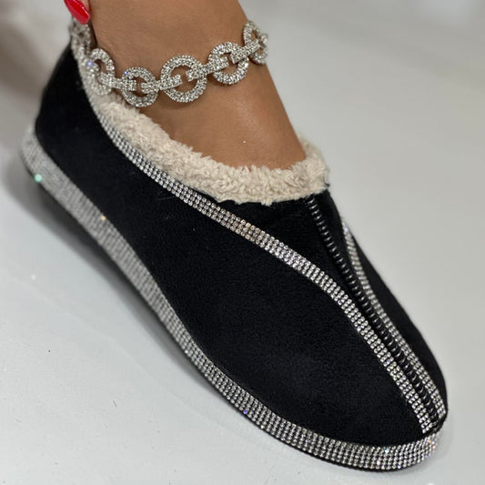 Casual Fur Flat Shoes