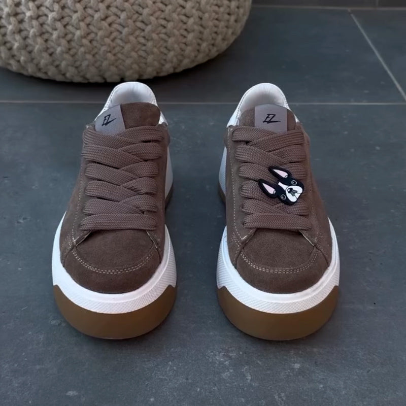 Brown Casual Platform Shoes