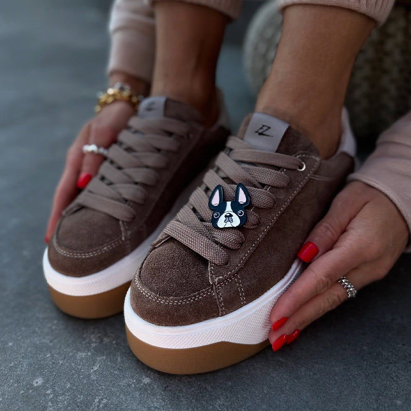 Brown Casual Platform Shoes