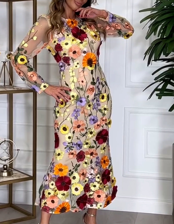 Elegant Floral Dress