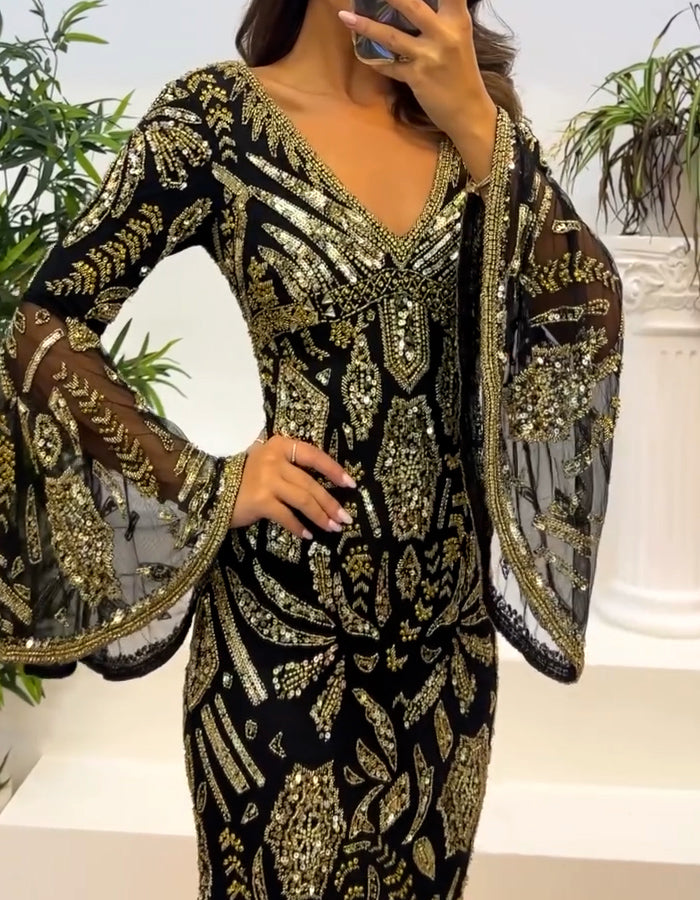 Special V-Neck Dress