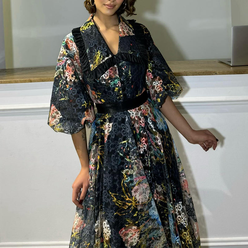 Embroidered Princess Dress