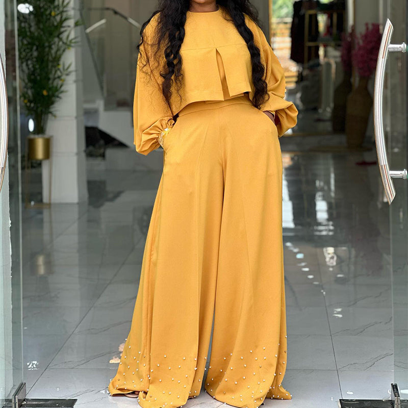 Solid Color Loose Suit