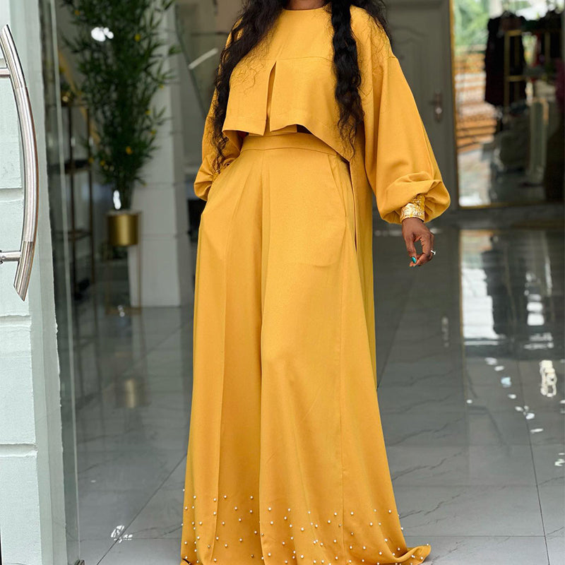 Solid Color Loose Suit