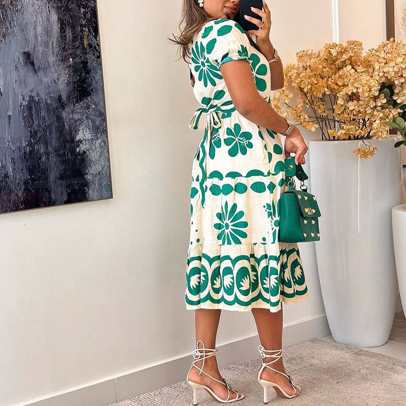 Square Neck Comfort Dress