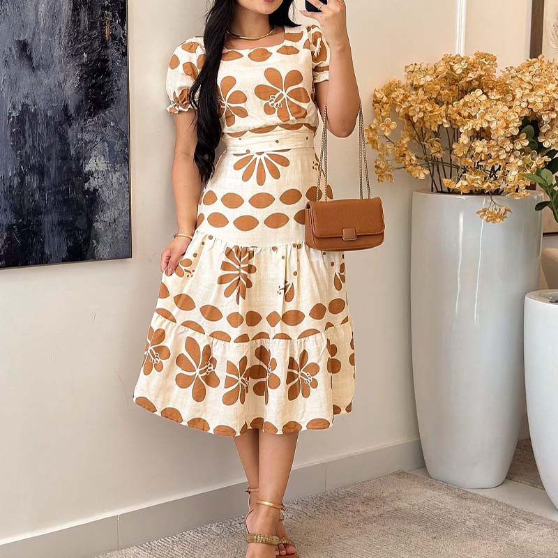 Square Neck Comfort Dress