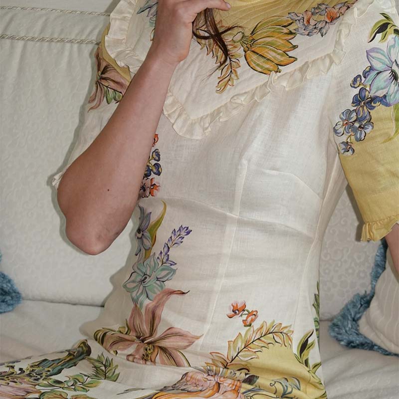 Multicolor Flower Dress