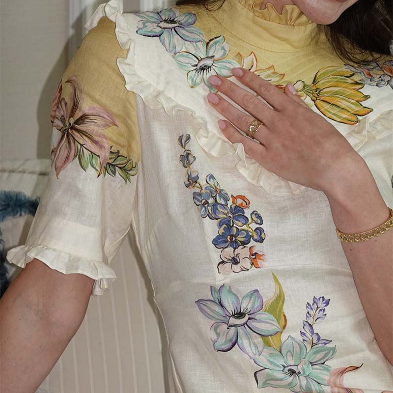 Multicolor Flower Dress