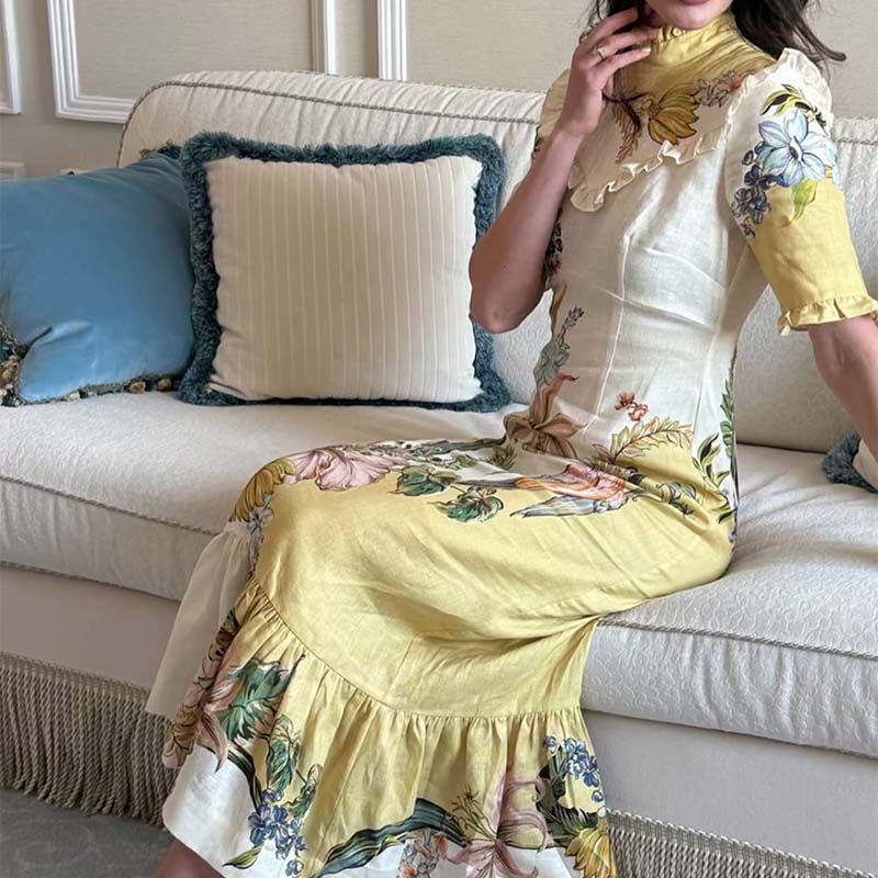 Multicolor Flower Dress