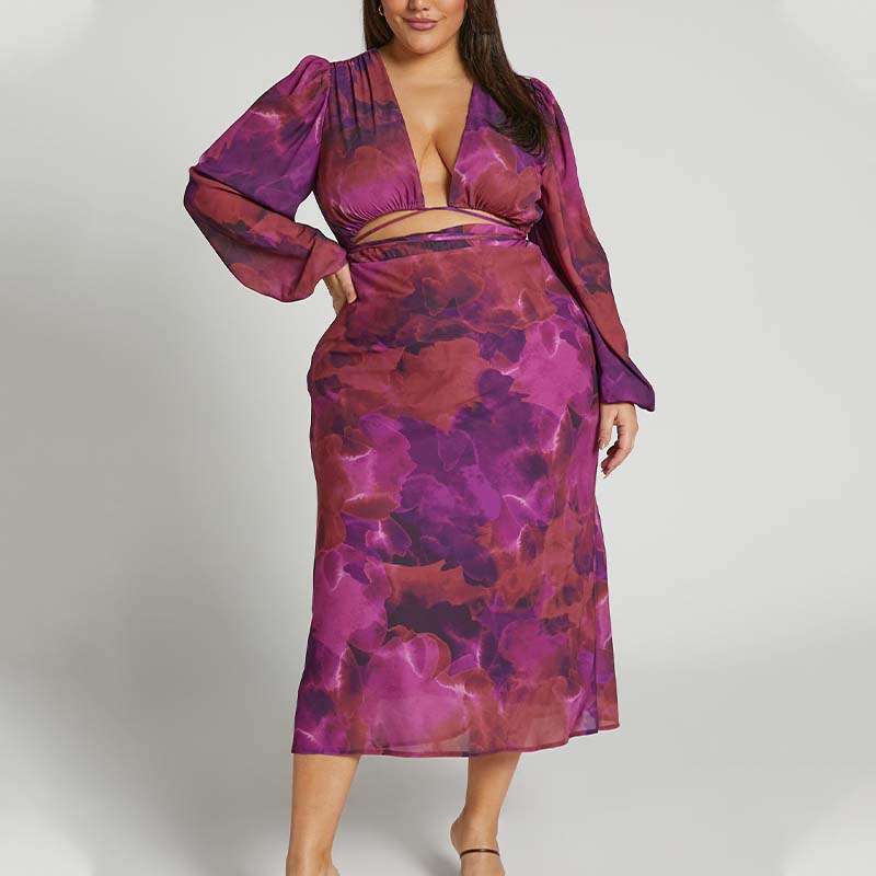 Fantasy Front Cutout Dress