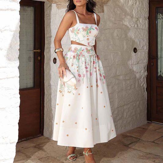 Floral Two-Piece Dress