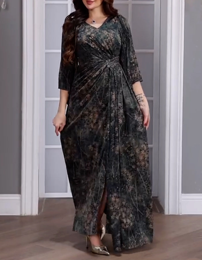 Sparkly V-Neck Dress