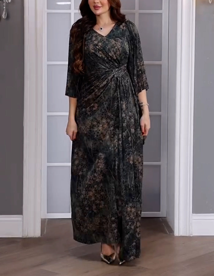 Sparkly V-Neck Dress