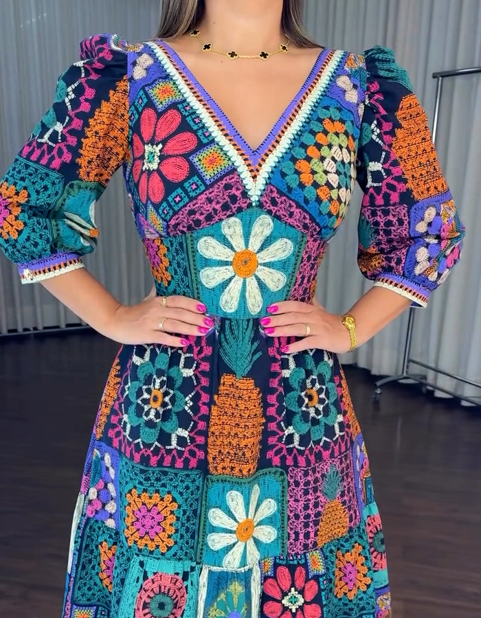 Colorful Versatile Dress