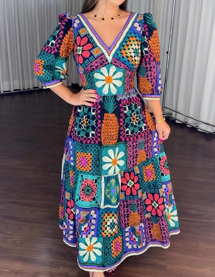 Colorful Versatile Dress