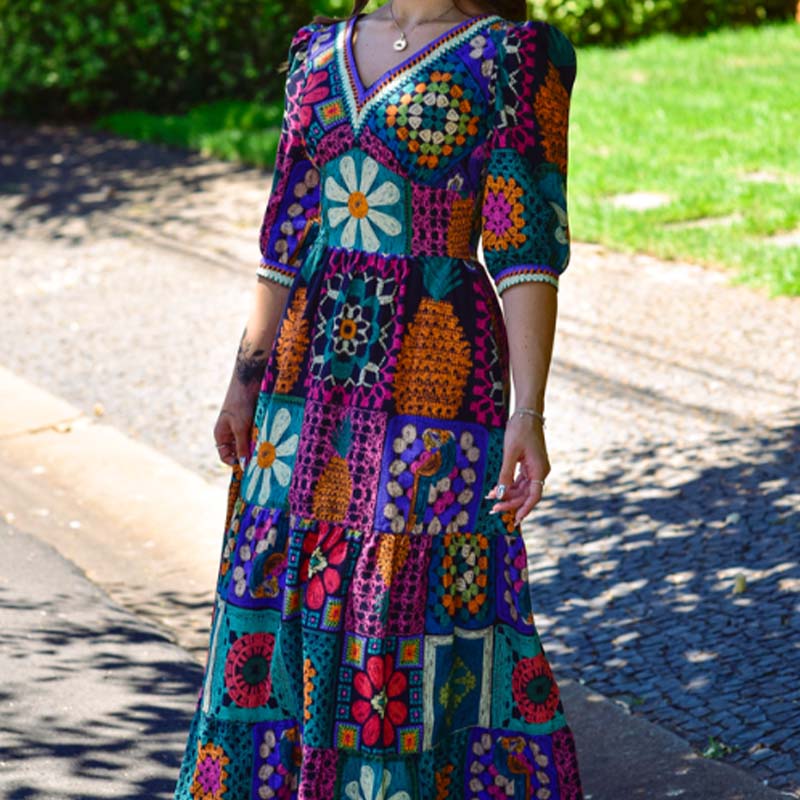 Colorful Versatile Dress