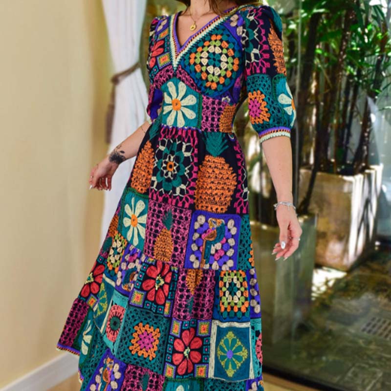 Colorful Versatile Dress