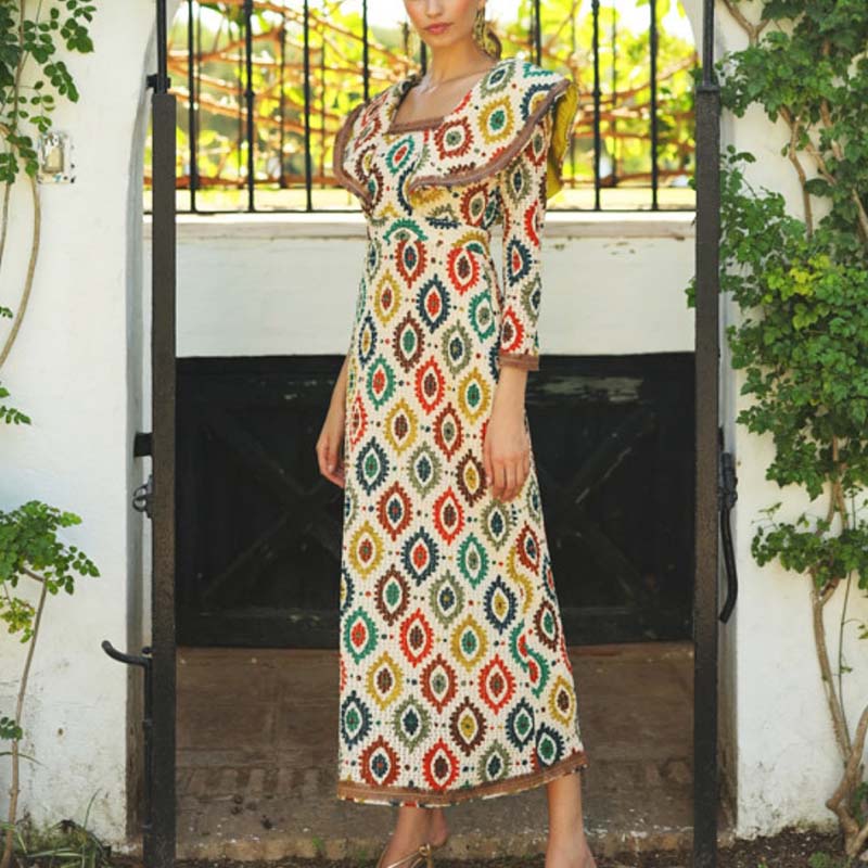 Chic Multicolor Dress