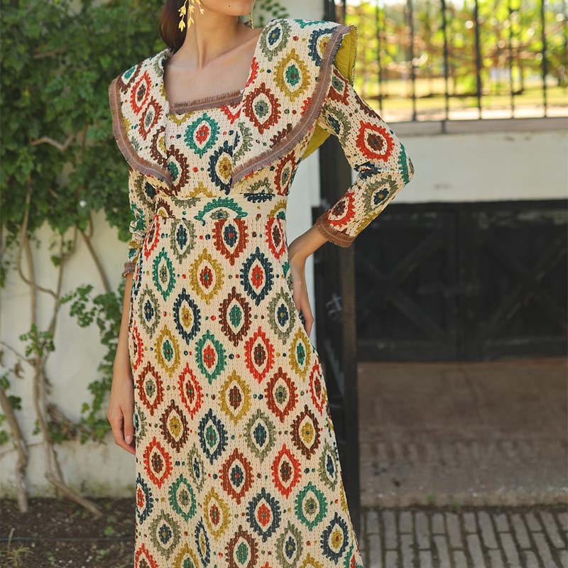 Chic Multicolor Dress