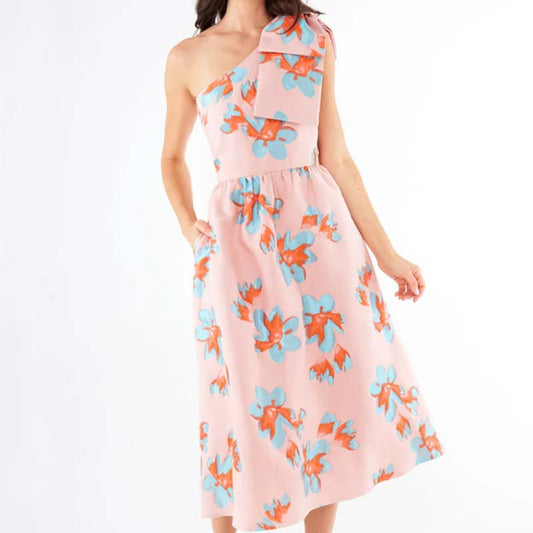 Plum One-Shoulder Dress