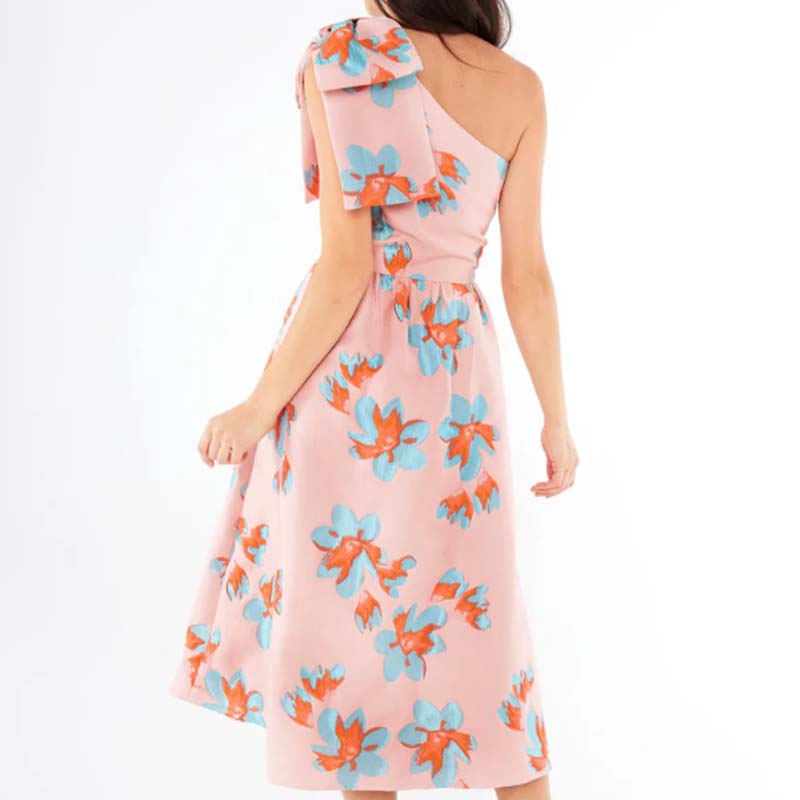 Plum One-Shoulder Dress