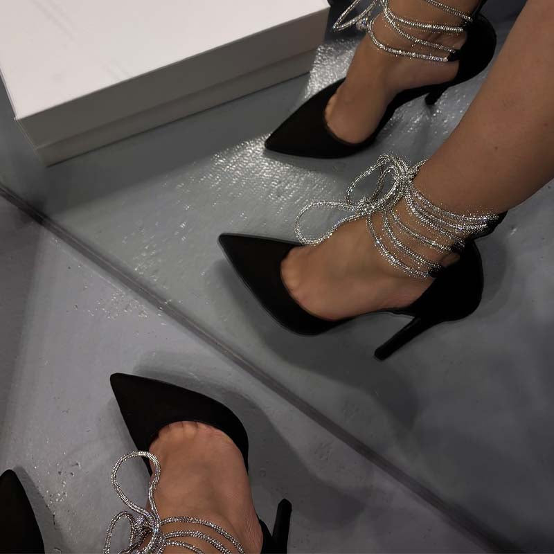 Black High-Heel Shoes