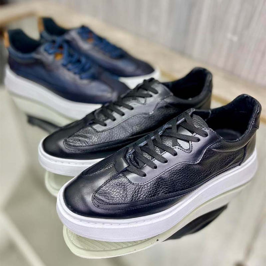 Italy Leather Casual Shoes