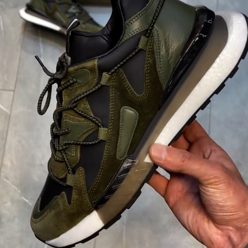 Green Breathable Sneakers