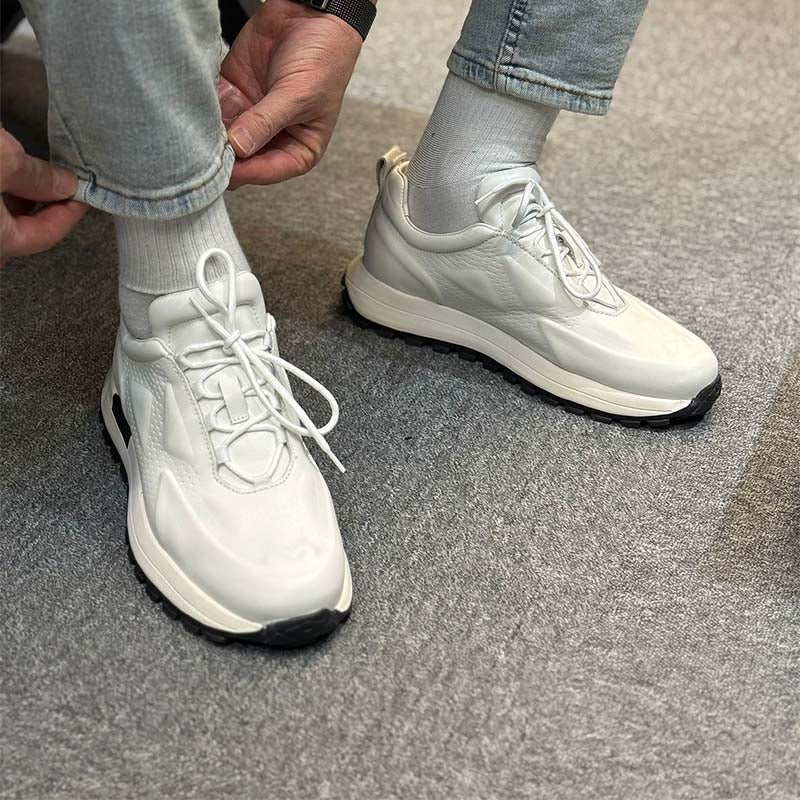 White Breathable Sneakers