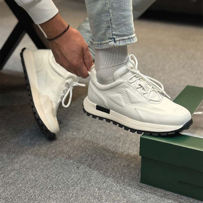 White Breathable Sneakers