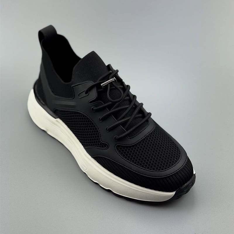 Stretch Lace-Up Sneakers