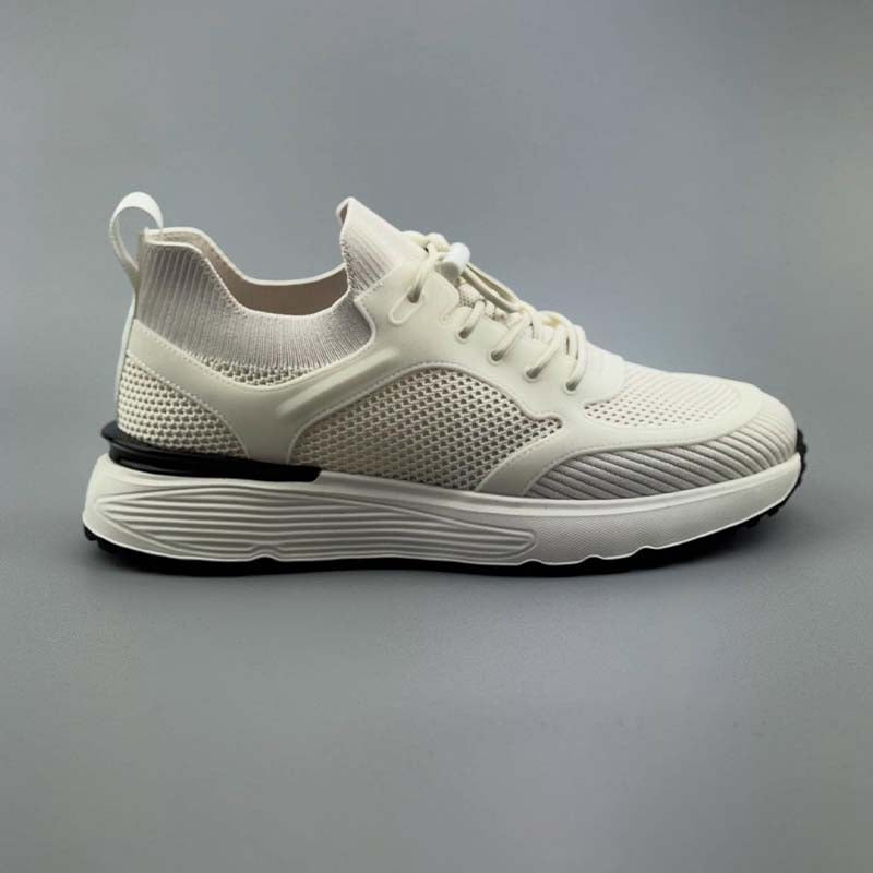 Stretch Lace-Up Sneakers