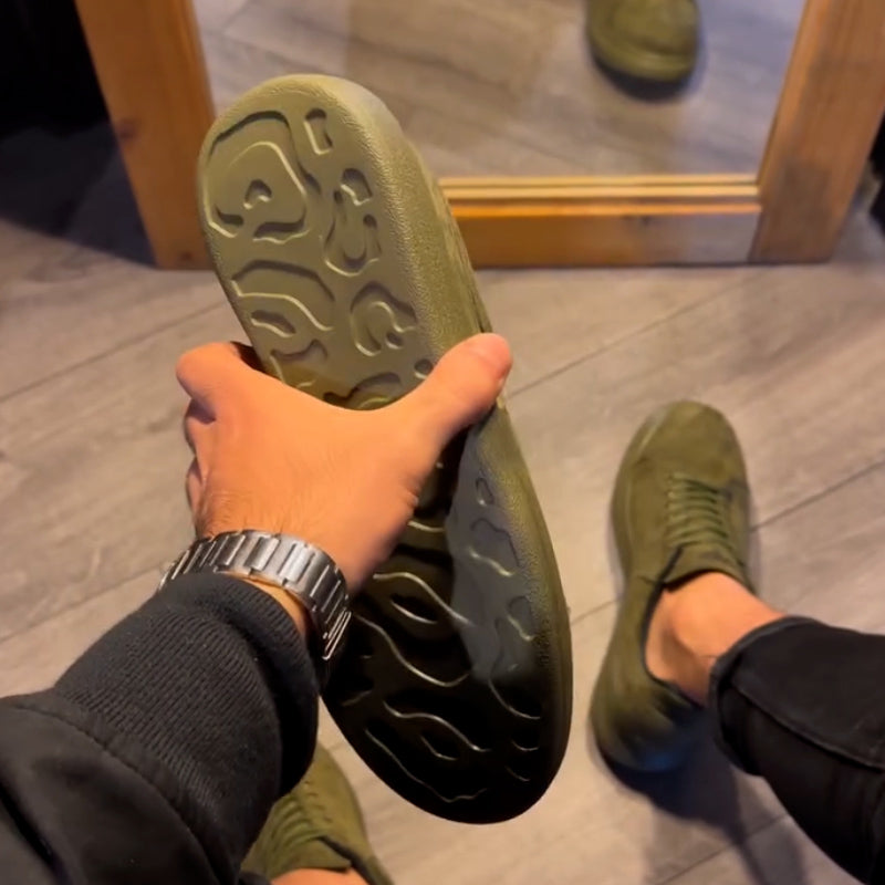 Green Casual Shoes