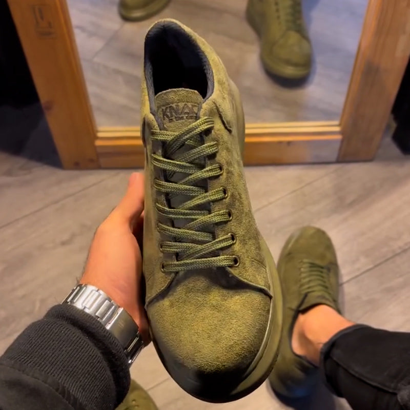Green Casual Shoes