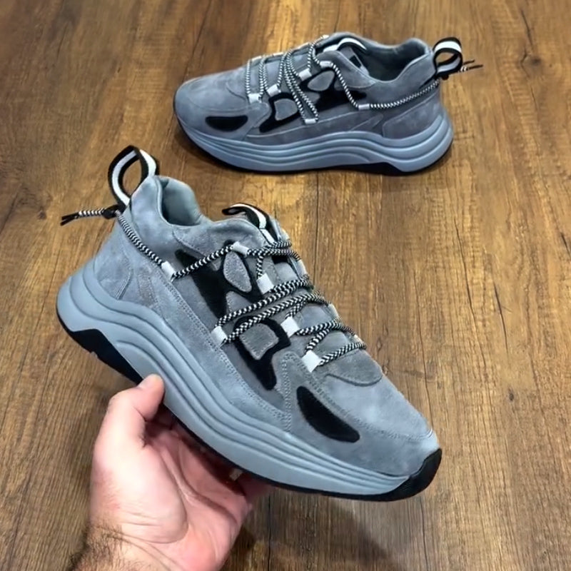 Gray Chunky Sneakers