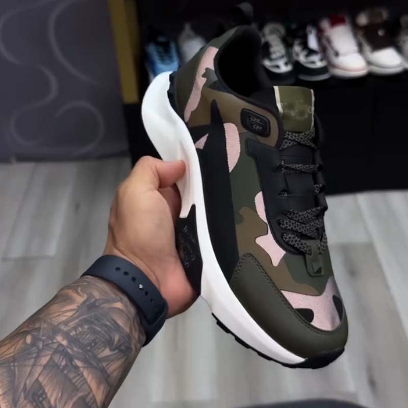 Mixed-Color Versatile Sneakers