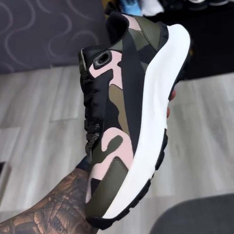 Mixed-Color Versatile Sneakers