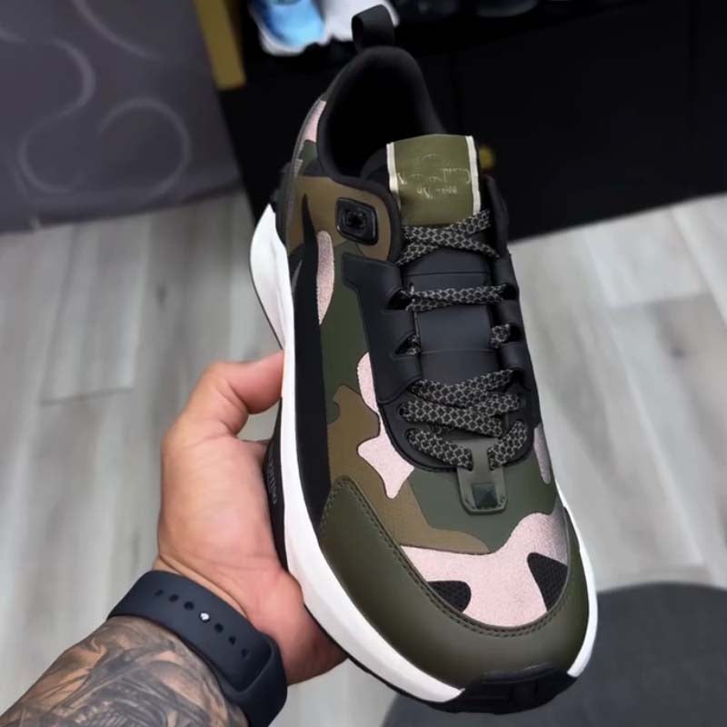 Mixed-Color Versatile Sneakers