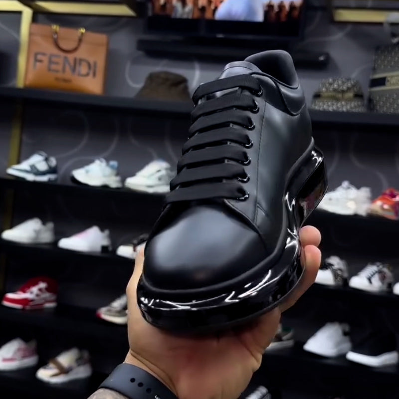 Leather Platform Sneakers