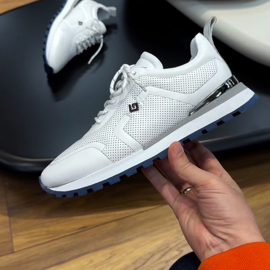 White Versatile Comfy Sneakers