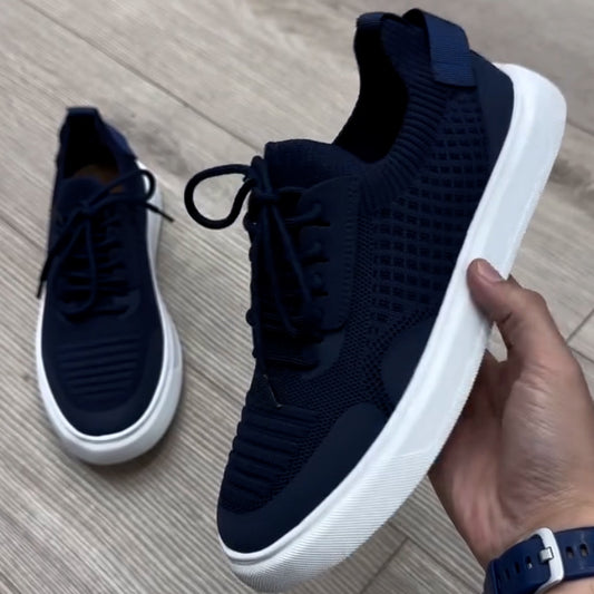 Navy-Blue Casual Shoes