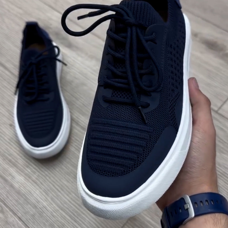 Navy-Blue Casual Shoes